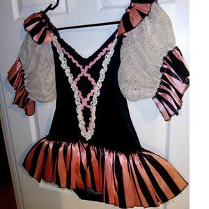 *SOLD* Black and Pink Vintage Circus Tutu Dress